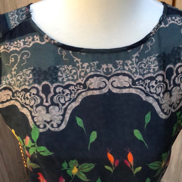 Stunning Johnny Was Silk Tank Dress - Picture 3 of 5